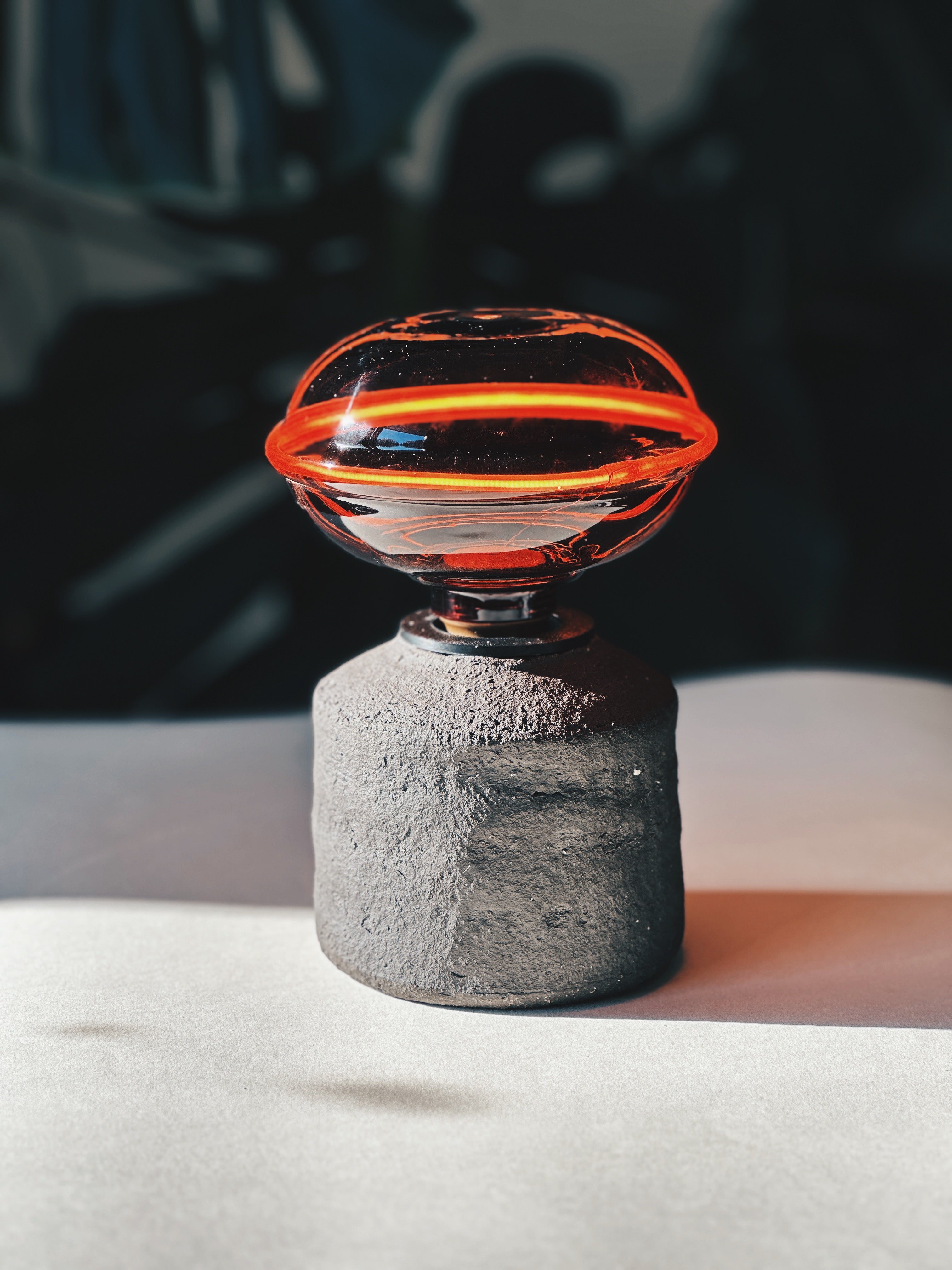 Saturn Mała Lampa Stołowa